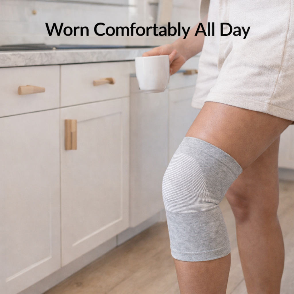 Premium Bamboo Knee Support Sleeve (Single)