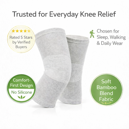 Premium Bamboo Knee Support Sleeve (Single)